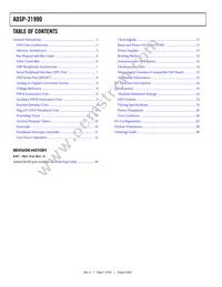 ADSP-21990BSTZ Datasheet Page 2