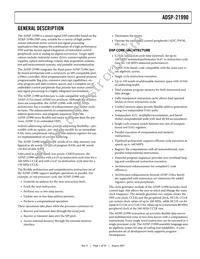 ADSP-21990BSTZ Datasheet Page 3