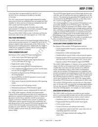 ADSP-21990BSTZ Datasheet Page 9