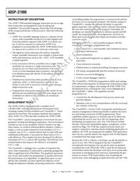 ADSP-21990BSTZ Datasheet Page 14