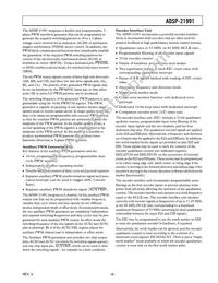 ADSP-21991BSTZ Datasheet Page 9