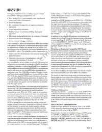 ADSP-21991BSTZ Datasheet Page 14