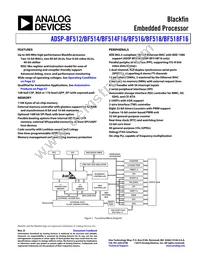ADSP-BF518BSWZ4F16 Datasheet Cover