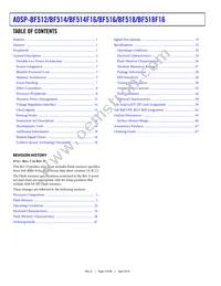 ADSP-BF518BSWZ4F16 Datasheet Page 2