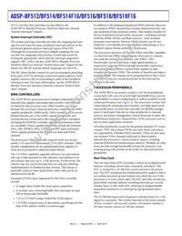 ADSP-BF518BSWZ4F16 Datasheet Page 8