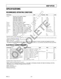 ADSP-BF535PKBZ-350 Datasheet Page 21