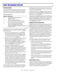 ADSP-BF538BBCZ-4A Datasheet Page 16