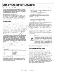 ADSP-BF705BBCZ-4 Datasheet Page 8
