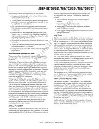 ADSP-BF705BBCZ-4 Datasheet Page 11