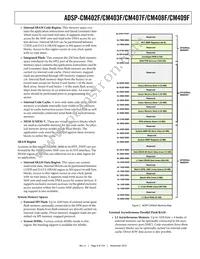ADSP-CM409CBCZ-AF Datasheet Page 9