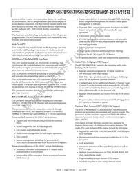 ADSP-SC573CBCZ-4 Datasheet Page 17