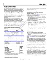 ADSP-TS101SAB1-100 Datasheet Page 3