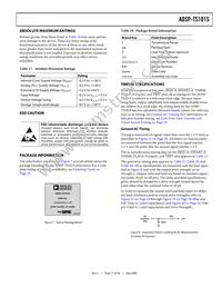 ADSP-TS101SAB1-100 Datasheet Page 21