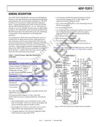 ADSP-TS201SYBPZ050 Datasheet Page 3