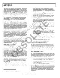 ADSP-TS201SYBPZ050 Datasheet Page 4