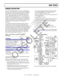ADSP-TS202SABPZ050 Datasheet Page 3