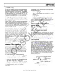 ADSP-TS202SABPZ050 Datasheet Page 9