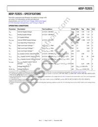ADSP-TS202SABPZ050 Datasheet Page 21