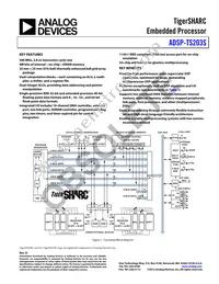 ADSP-TS203SBBPZ050 Datasheet Cover
