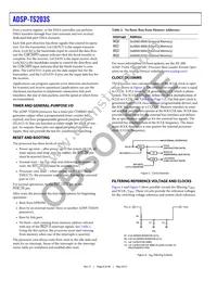 ADSP-TS203SBBPZ050 Datasheet Page 8