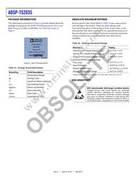 ADSP-TS203SBBPZ050 Datasheet Page 22
