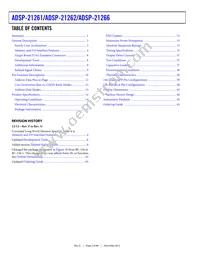 ADSP21262SKBCZ200R Datasheet Page 2