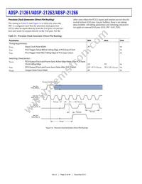 ADSP21262SKBCZ200R Datasheet Page 22