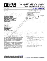 ADT6401SRJZ-RL7 Datasheet Cover