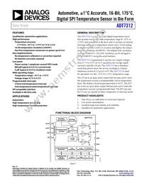 ADT7312WCZ-PT7 Datasheet Cover