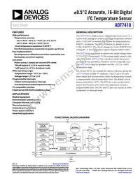 ADT7410TRZ-REEL Datasheet Cover