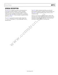 ADT75BRMZ-REEL Datasheet Page 3