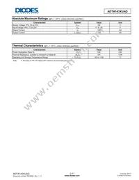 ADTA143XUAQ-7 Datasheet Page 2