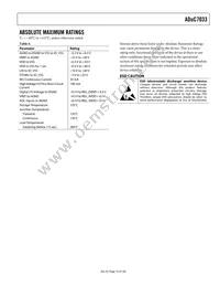 ADUC7033BSTZ-88 Datasheet Page 15