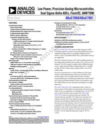 ADUC7060BSTZ32-RL Datasheet Cover