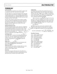 ADUC7060BSTZ32-RL Datasheet Page 21