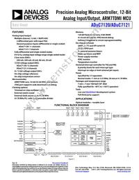 ADUC7120BBCZ-RL Datasheet Cover
