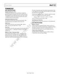 ADUC7122BBCZ Datasheet Page 19