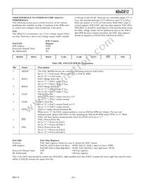 ADUC812BSZ-REEL Datasheet Page 21