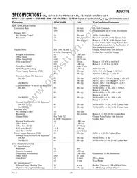 ADUC816BCPZ-REEL Datasheet Page 4