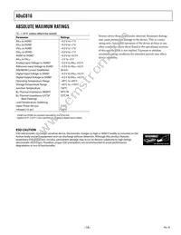 ADUC816BCPZ-REEL Datasheet Page 19