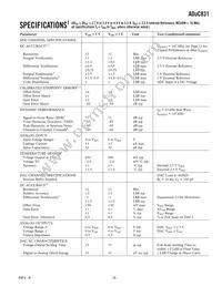 ADUC831BCPZ-REEL Datasheet Page 3