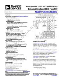 ADUC843BCPZ8-3 Datasheet Cover