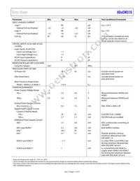 ADUCM310BBCZ-RL Datasheet Page 11