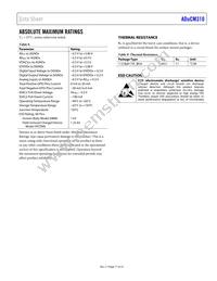 ADUCM310BBCZ-RL Datasheet Page 17