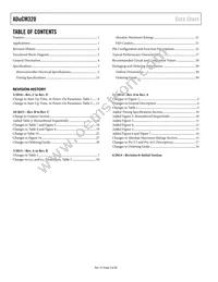 ADUCM320BBCZ-RL Datasheet Page 2