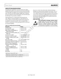 ADUCM320BBCZ-RL Datasheet Page 21