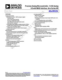 ADUCM320BBCZI-RL Datasheet Cover