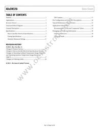 ADUCM320BBCZI-RL Datasheet Page 2
