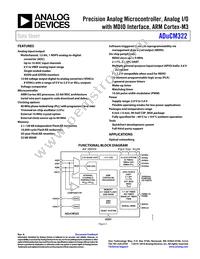 ADUCM322BBCZ-RL Datasheet Cover