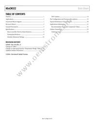 ADUCM322BBCZ-RL Datasheet Page 2